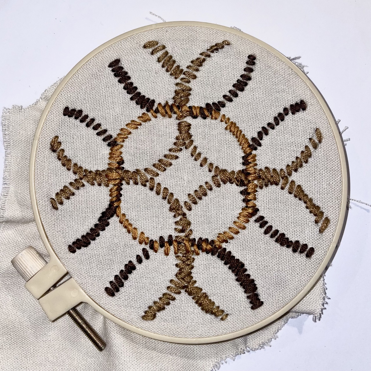 Embroidered