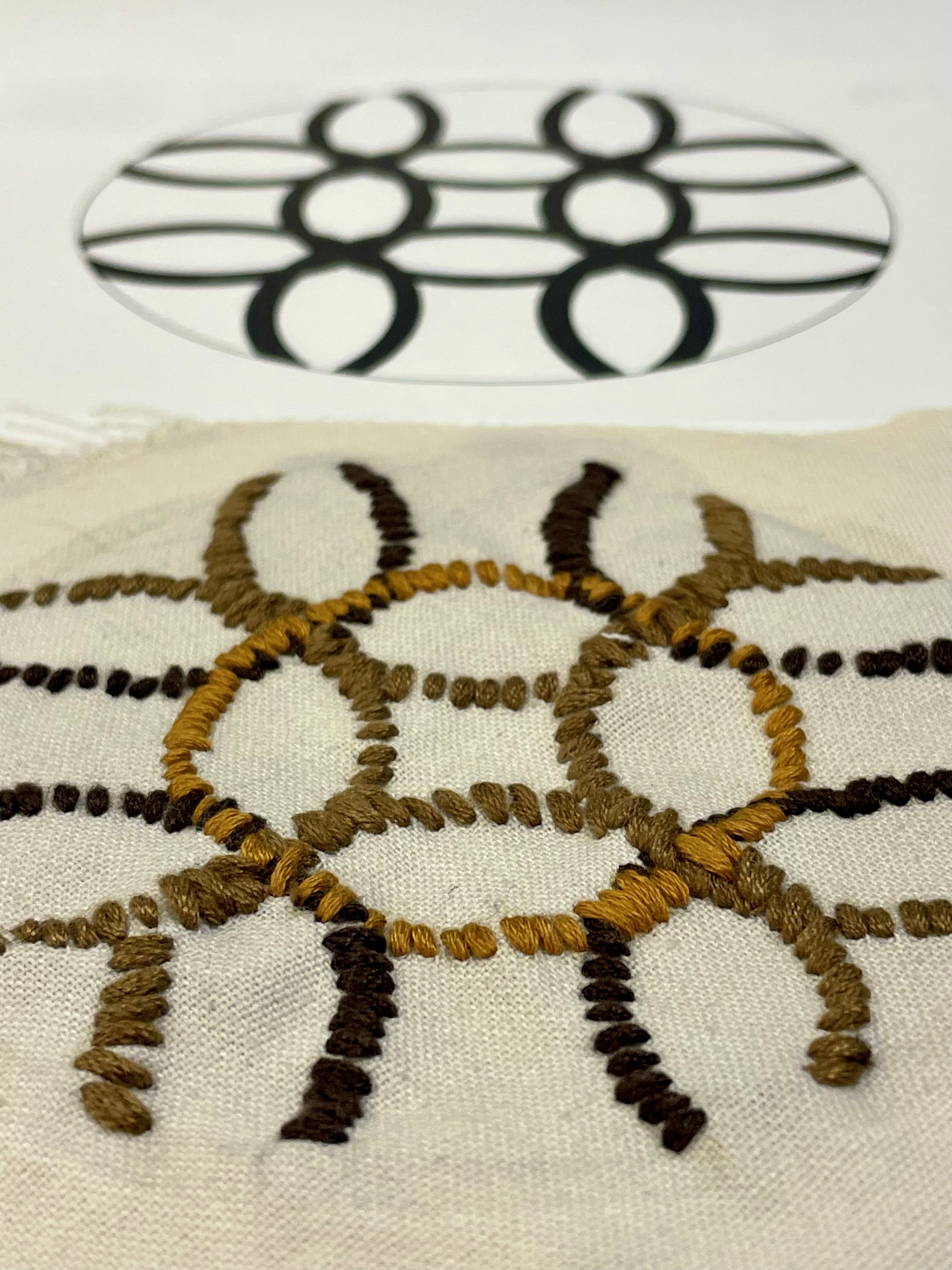 Large embroidery detail, 3