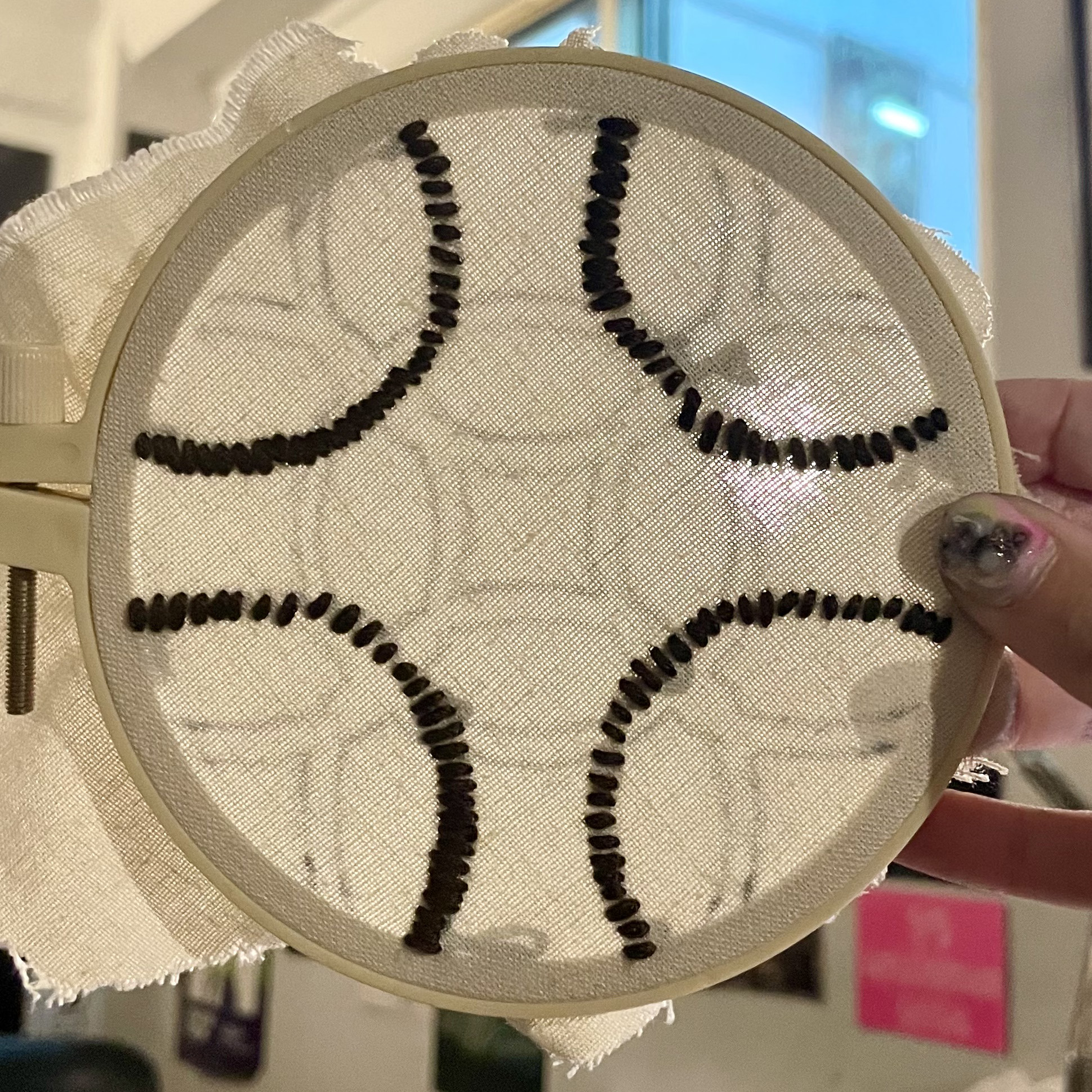 Embroidery study, square 2