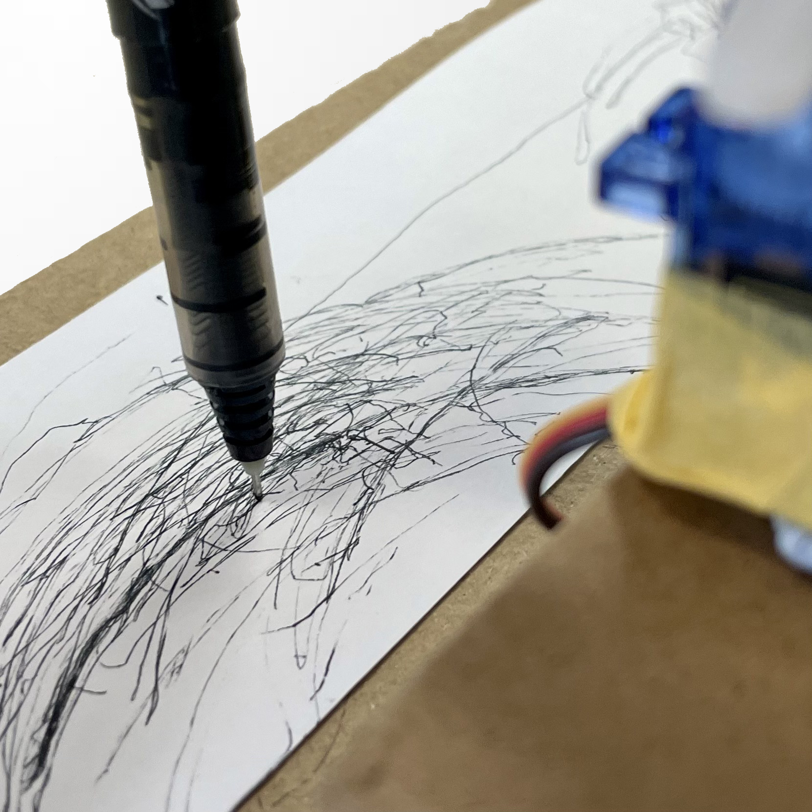 Detail 3 from the servo drawing study