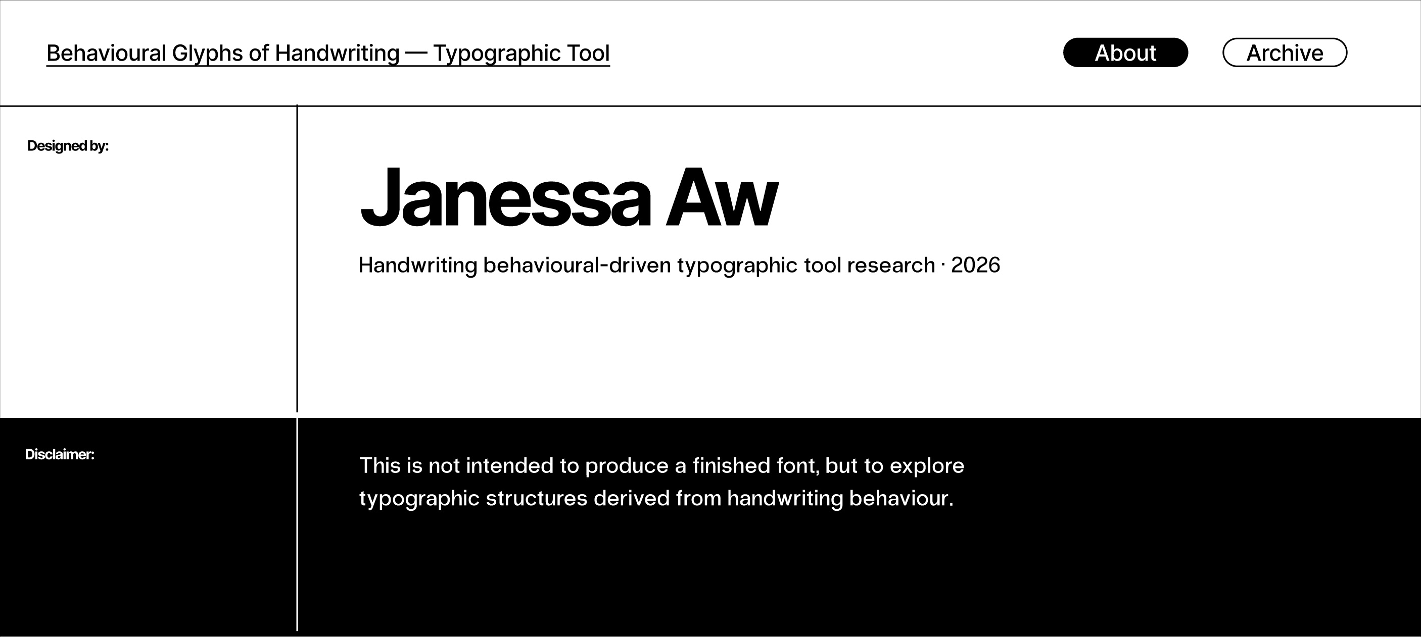 About page wireframe 3