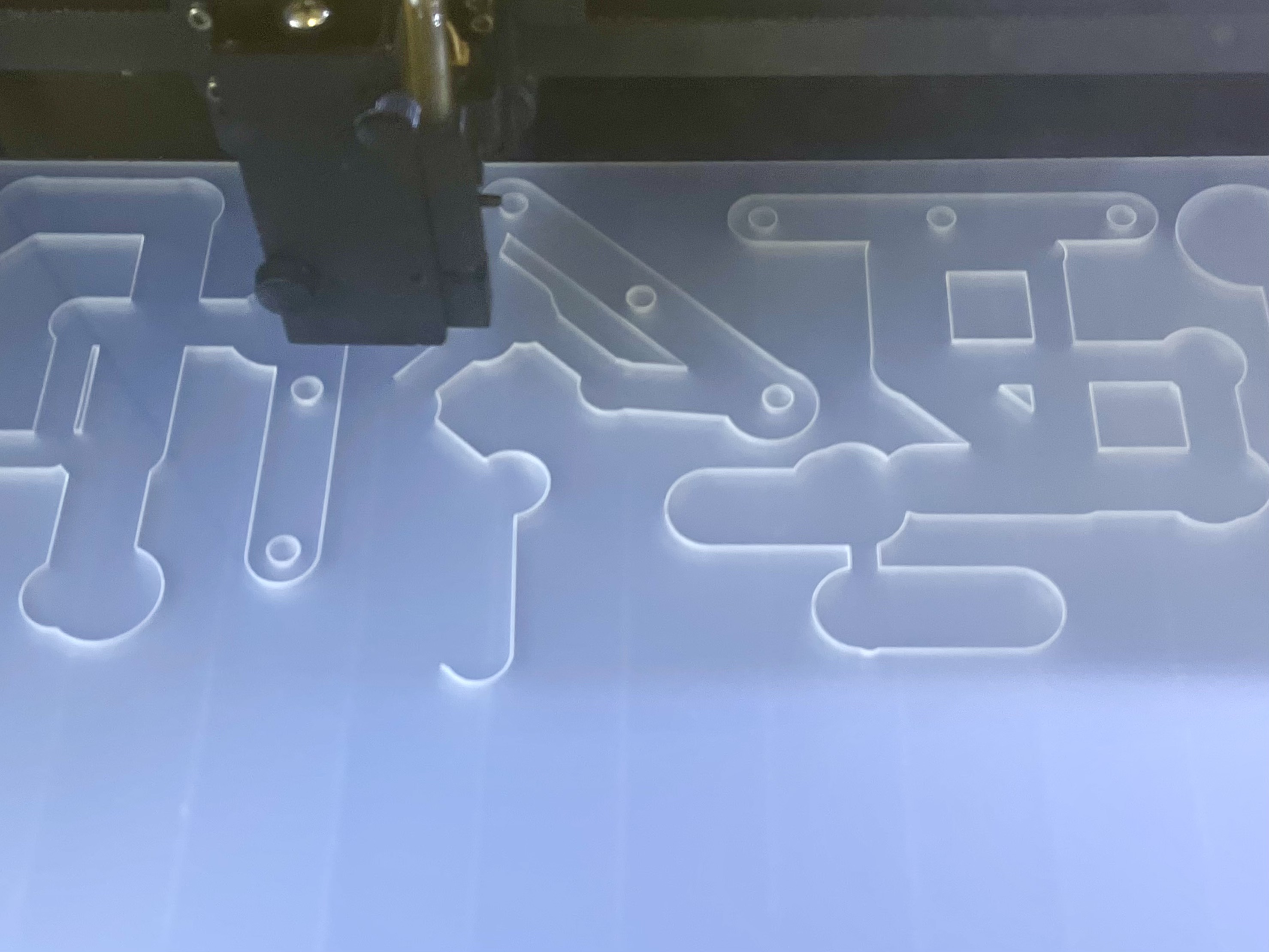 Laser cut cover process 1