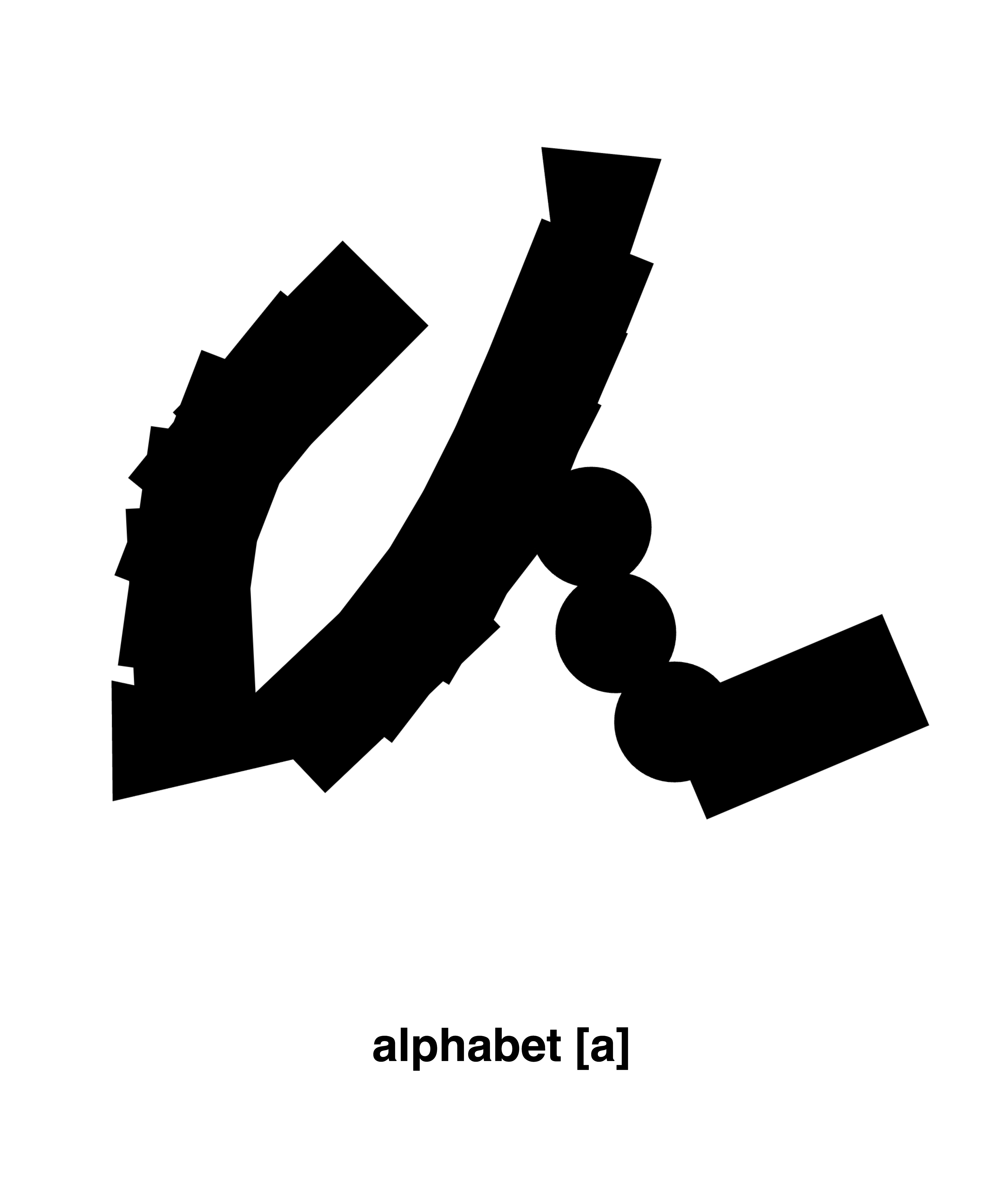 PNG exports of generated glyphs