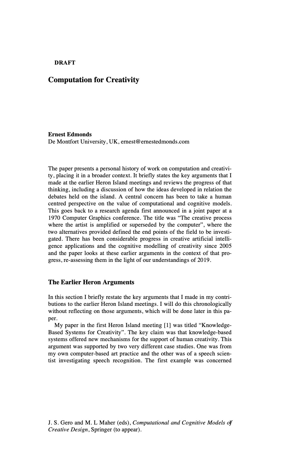 Edmonds (2020) computation as creative partner reference