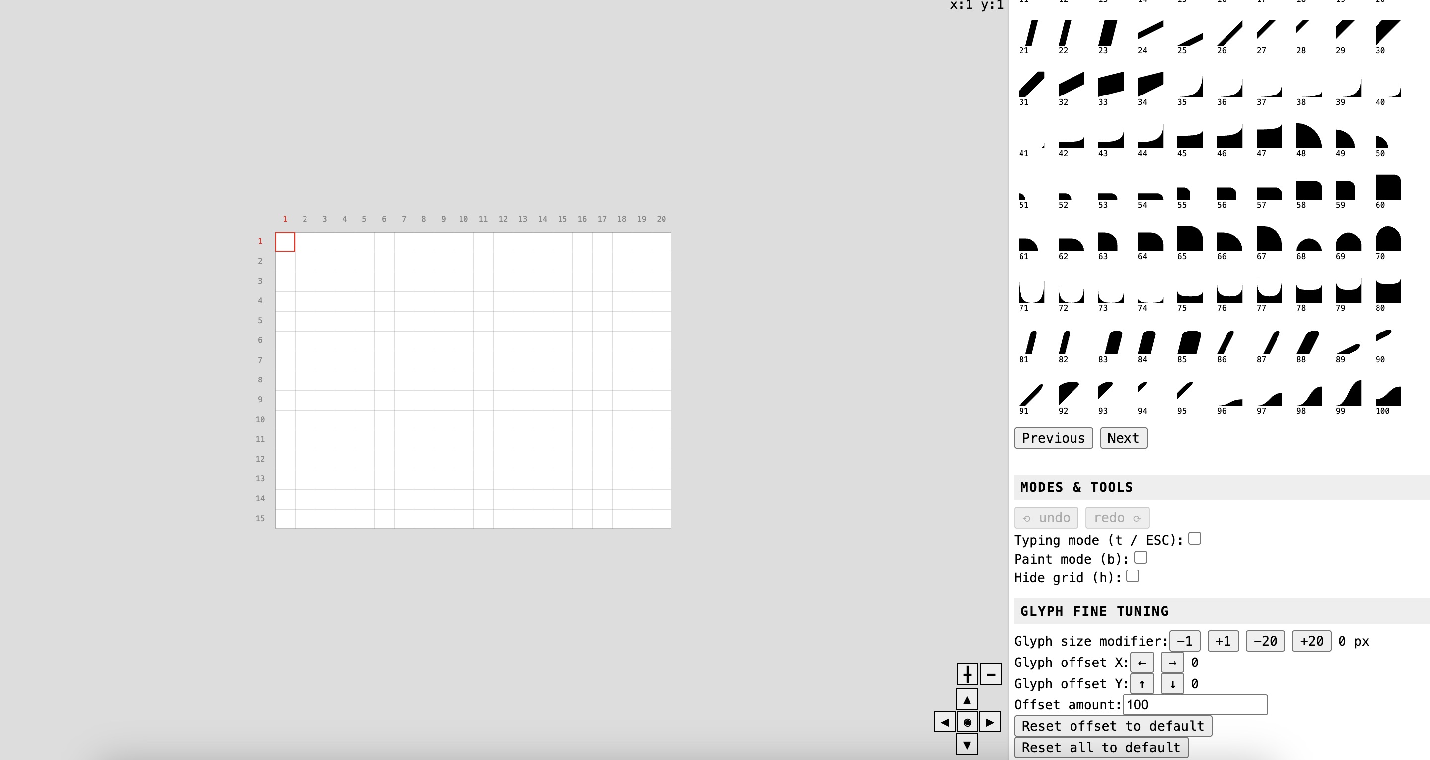 MoebiusXBIN — Glyph Drawing Club