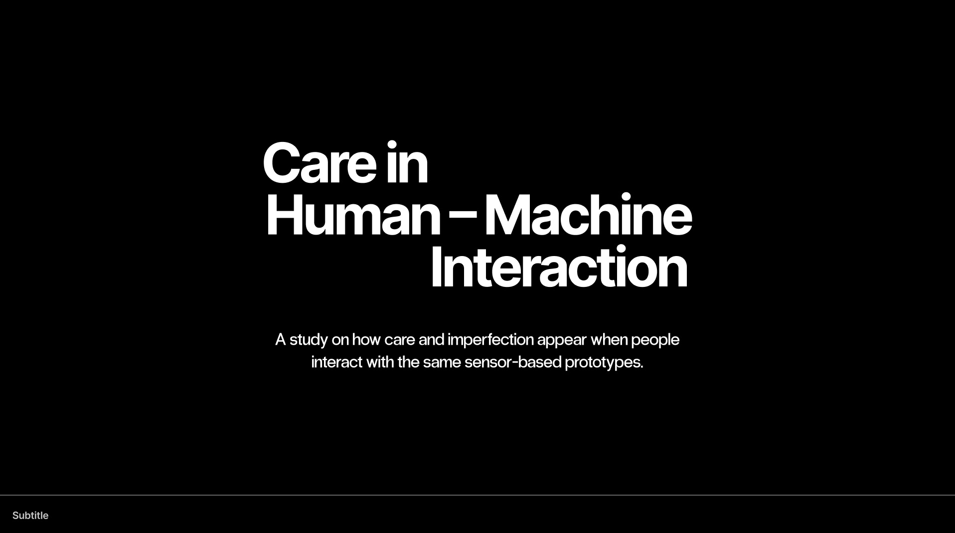 Definition of care slide