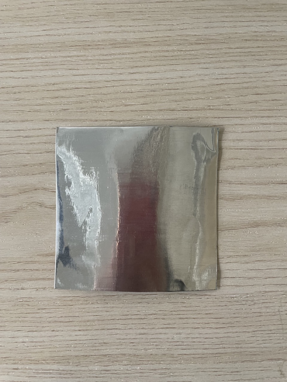 Stack of 9 by 9 aluminium plates