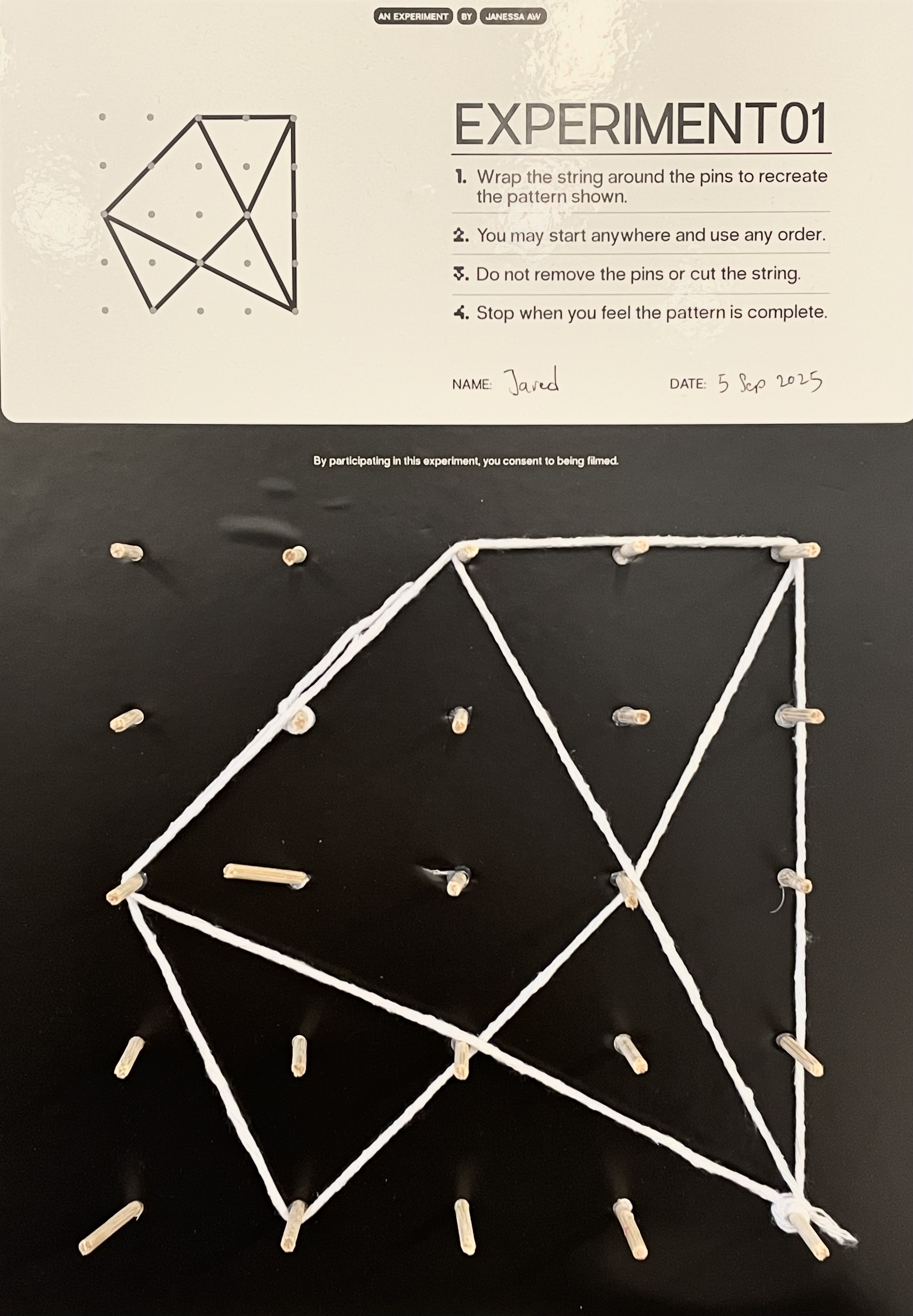 Outcome 3 — even, deliberate crossings