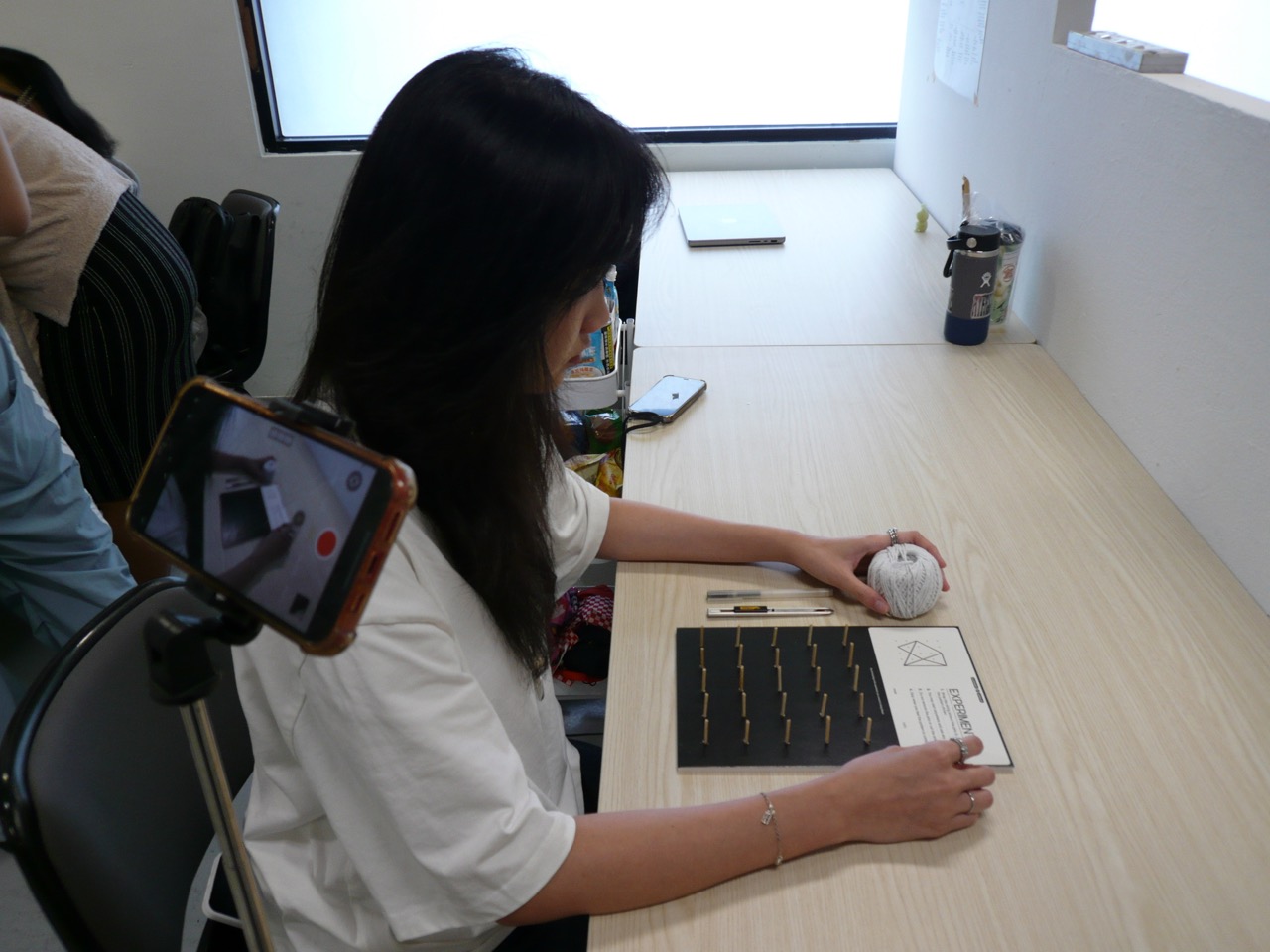 Side camera still capturing posture and hand movement
