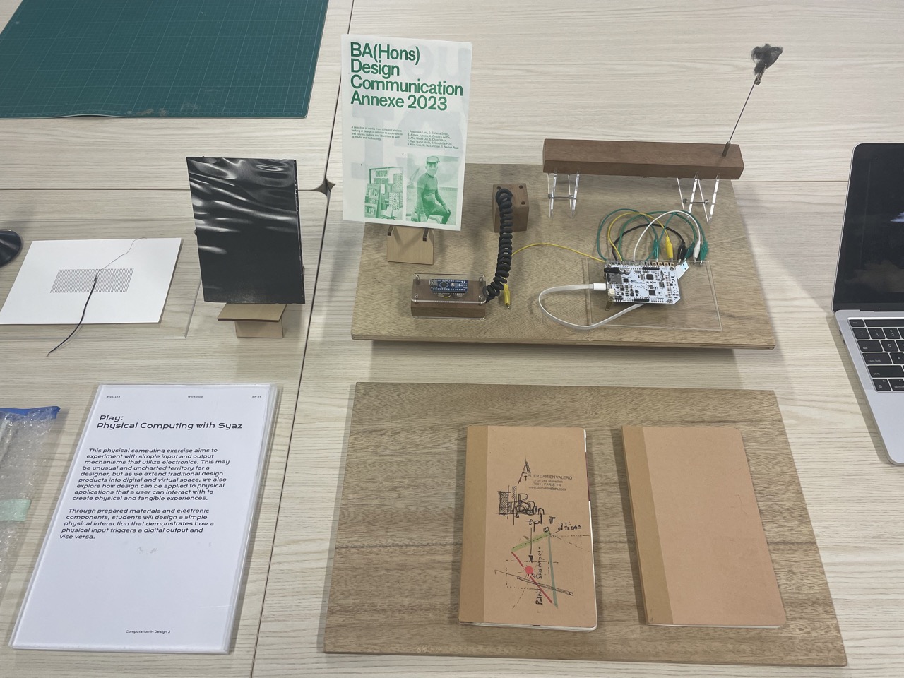 Andreas example of an experiment setup, full view