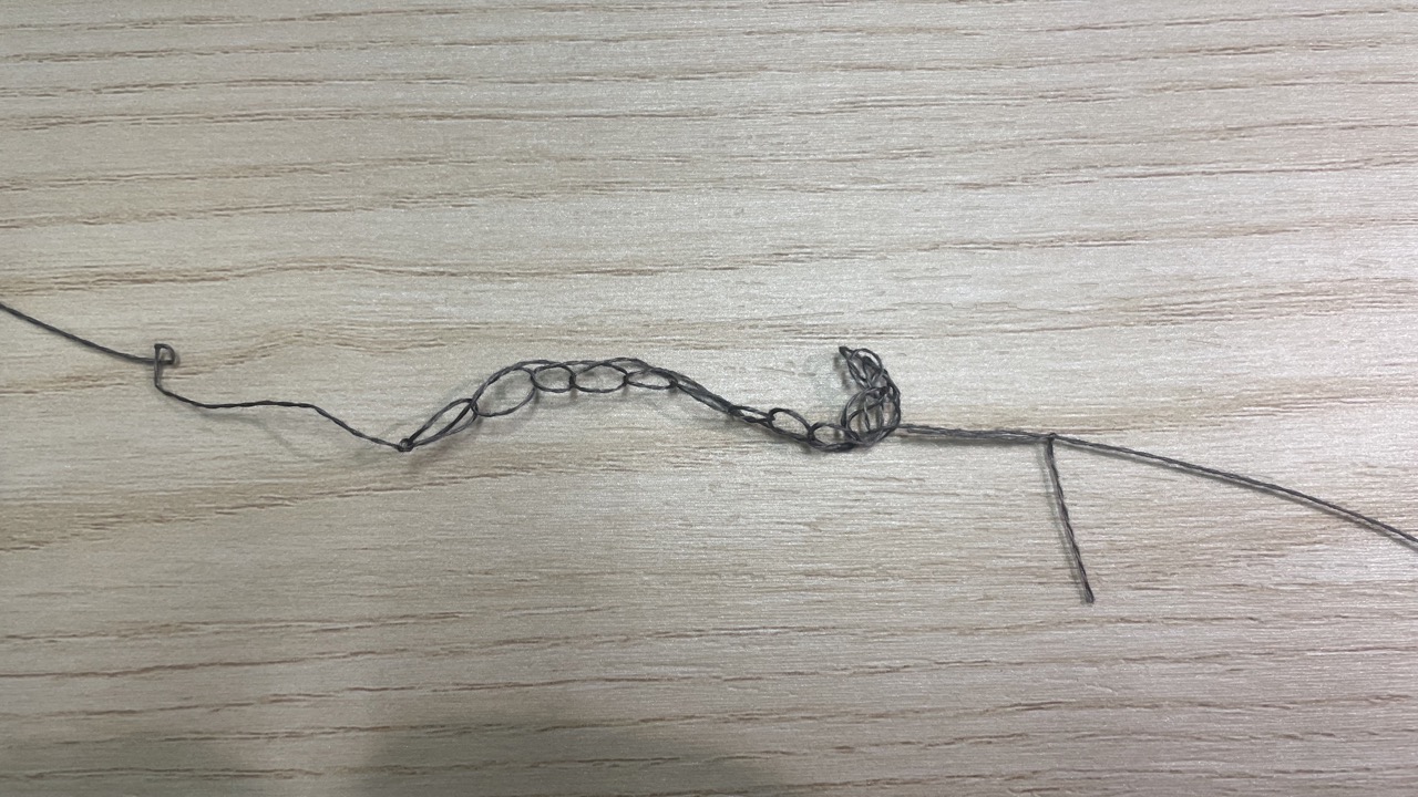 Repaired thread